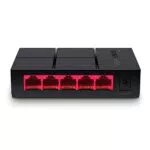 Mercusys MS105G Gigabit Netzwerk Switch bis 2000 MBit/s, RJ-45, Plug-and-Play