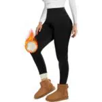 Missluck Thermo Leggings Damen - Gefütterte Fleece Leggings für den Winter
