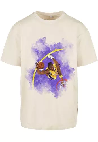 Mister Tee Unisex Basketball Clouds Oversize T-Shirt