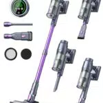 MIUZZY M242 Kabelloser Staubsauger mit 50 Minuten Laufzeit und LED Display