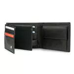 MOKIES Herren Geldbörse G1608 aus echtem Leder mit RFID- und NFC-Schutz