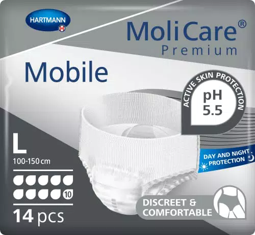 MoliCare Premium Mobile Einweghose für diskrete Inkontinenzversorgung