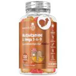 Multivitamin Gummibärchen für Kinder mit Omega 3, 6, 9 und wichtigen Vitaminen