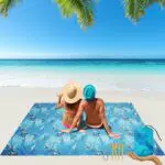 NABIYE Stranddecke - wasserdichte Picknickdecke für Reisen, Camping und Strand