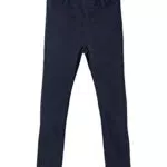 NAME IT Mädchen Leggings aus Bio-Baumwolle Dark Sapphire 134