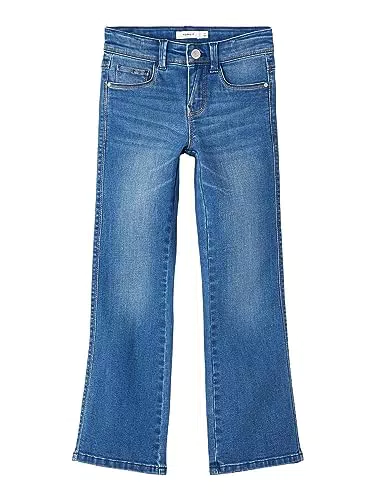 NAME IT Mädchen Skinny Boot Jeans - Medium Blue Denim