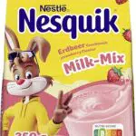 Nestlé NESQUIK Erdbeer Getränkepulver mit Erdbeergeschmack