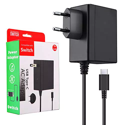 Nintendo Netzteil für Switch/Switch OLED - PD Typ C Ladegerät für Docking Station