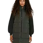 NOISY MAY Damen Winter Weste NMDALCON Puffer Stepp Jacke mit Reißverschluss