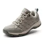 NORTIV 8 Damen Wanderschuhe rutschfest Outdoorschuhe Trekkingschuhe Atmungsaktiv Hiking Wanderhalbschuhe Wander Schuhe SNHS222W-E SCHWARZ Größe 39