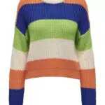 ONLNIKKA LS Streifen O-Neck Pullover für Damen
