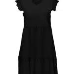 ONLY CARMAKOMA CARMAY Life Cap SL Frill Dress Midikleid für Damen