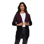ONLY Lange Strickjacke mit Taschen – Knitted Stretch Casual Cardigan Langarm