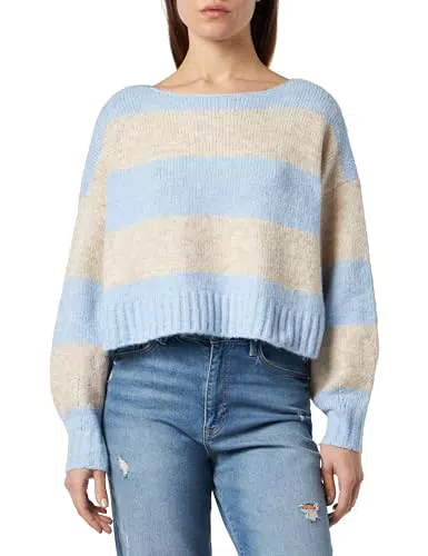 ONLY ONLAYA Life L/S Boatneck Pullover für Damen