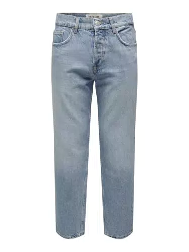 ONLY & SONS Herren Jeans ONSEDGE Loose - Relaxed Fit - Hochwertige Denim-Qualität