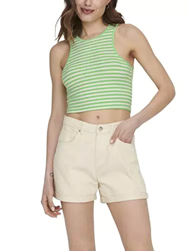 ONLY ONLBELIA S/L Crop Box Top für Damen – Trendiges Sommeroberteil