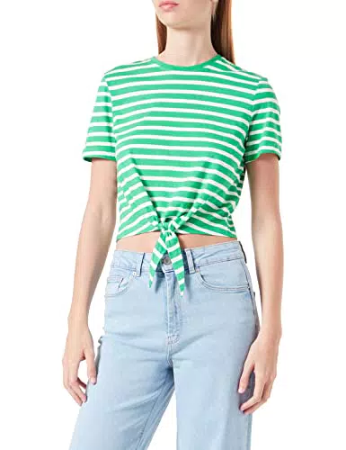 ONLY ONLMAY S/S Short Knot Top T-Shirt für Damen