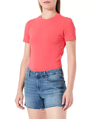 Only ONLPURE Life S/S Slim Top T-Shirt für Damen