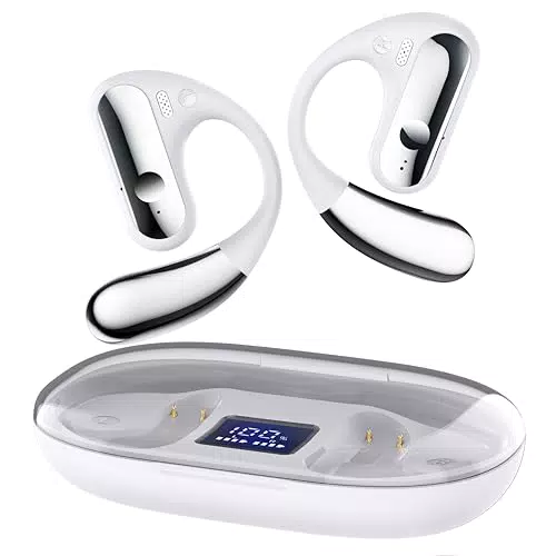 Open Ear Bluetooth Kopfhörer mit 4 Mikrofonen, IP7 wasserdicht, Bluetooth 5.3