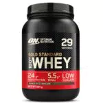 Optimum Nutrition Gold Standard 100% Molkenproteinpulver für Muskelaufbau und -regeneration mit natürlich vorkommendem Glutamin und BCAA-Aminosäuren