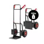DIABLO-F Sackkarre klappbar – Ergonomischer Transportwagen für Umzüge und Einkäufe