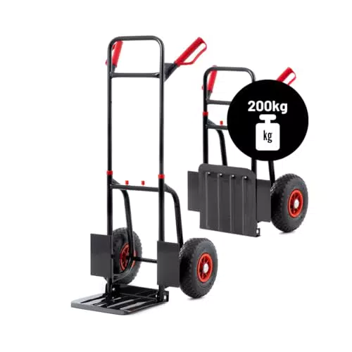 DIABLO-F Sackkarre klappbar – Ergonomischer Transportwagen für Umzüge und Einkäufe