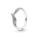 PANDORA Funkelnde Blätter Ring in Sterling Silber mit Zirkoniasteinen
