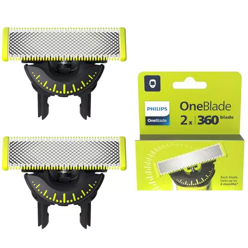 Philips OneBlade QP420/60 Ersatzklingen aus Edelstahl für alle OneBlade Modelle
