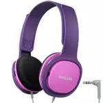 Philips SHK2000BL/00 Over Ear Kinder Kopfhörer, Farbige LED-Leuchten