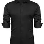 PJ PAUL JONES Herren Business Hemd Langarm Regular Fit mit Kent-Kragen