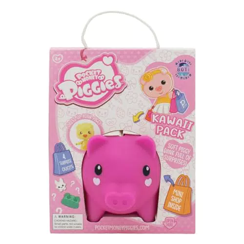 Pocket Money Piggies Kawaii Set – Niedliche Sparschweine für Kinder