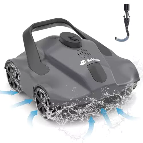 Seblub Poolroboter Akku – Schnurloser Poolsauger mit 130 Minuten Reinigungszeit