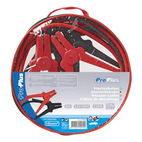 ProPlus Booster Kabel 16 mm - Hochwertige Starterkabel für zuverlässige Leistung
