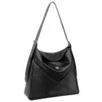 PS PETITE SIMONE Hobo Bag – Vegane Leder Tote Tasche mit verstellbarem Riemen