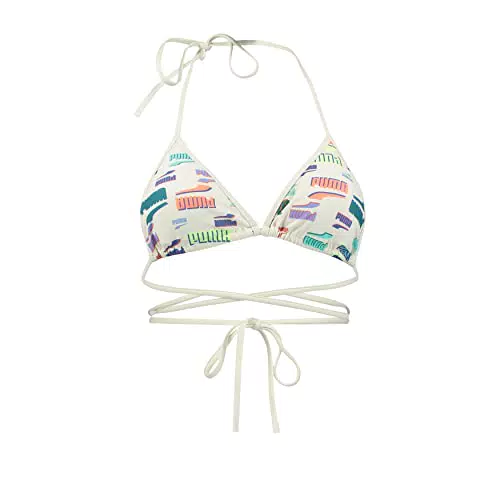 PUMA Damen Wrap Triangle Bikini Top