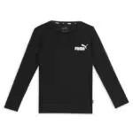 PUMA Jungen ESS No. 1 Logo Langarm T-Shirt - Schwarz