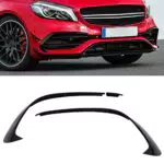 Qiilu Frontstoßstangen-Spoiler Ersatz für Benz A-Klasse W176 AMG-Line A45