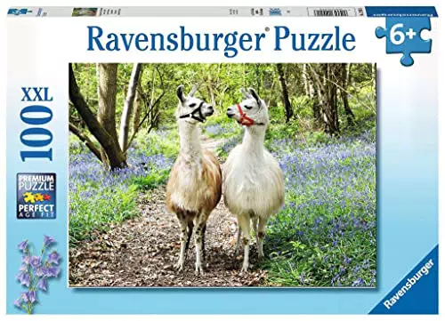 Ravensburger Kinderpuzzle - Flauschige Freundschaft Lama für Kinder ab 6 Jahren