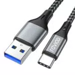 RAVIAD USB C Kabel 1M – Schnellladekabel USB 3.0 für iPhone 15 Pro Max, Samsung Galaxy