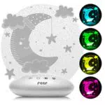 reer ColourLumy Mond Nachtlicht für Kinder mit Timer und Farbwechsel