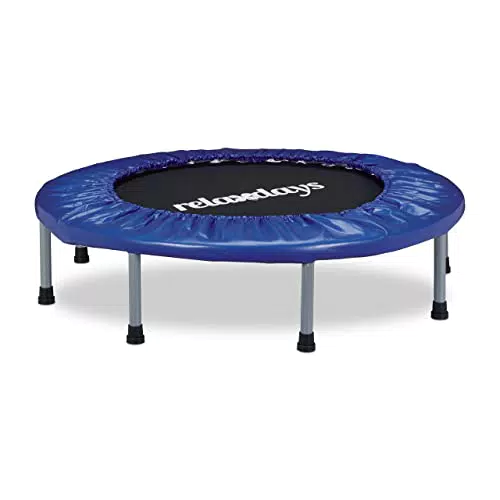 Relaxdays Faltbares Trampolin für Indoor-Fitness, Maximalbelastung 100 kg