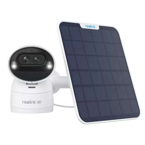 Reolink Argus Track 4K Solar PTZ Überwachungskamera mit Auto-Tracking und Zoom