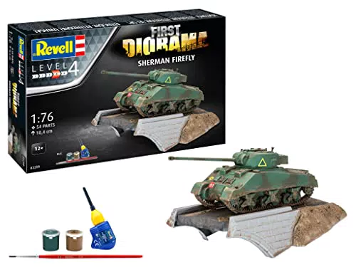 Revell Sherman Firefly Diorama Set – Modellbausatz für Fortgeschrittene