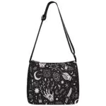 Ro Rox Handtasche Make-up Geldbörse Katze Einhorn Baphomet