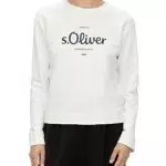 s.Oliver Damen Sweatshirt - Modell 2136095 - Weiß