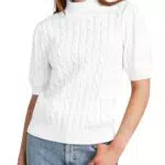 Saodimallsu Damen T-Shirt Kurzarm Rundhals Casual Oberteile Sommer
