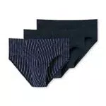 Schiesser Herren 3 PACK Unterwäsche Slips mit weichem Bund Bio Baumwolle - 95/5 Organic