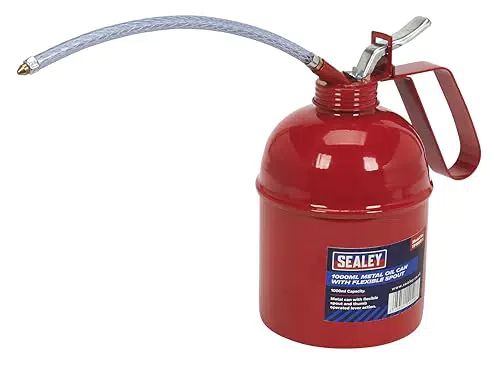 Sealey TP1000 Metallölkanne mit flexiblem Auslauf, 1000 ml