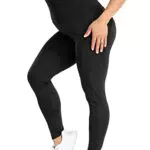 SEASUM Umstandsleggings mit Handytasche – Blickdichte Stretch Leggings für Schwangere