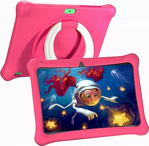 SGIN Kinder Tablet 10 Zoll, Android 13, Quad Core, 2GB RAM, 64GB ROM, Lernspiele